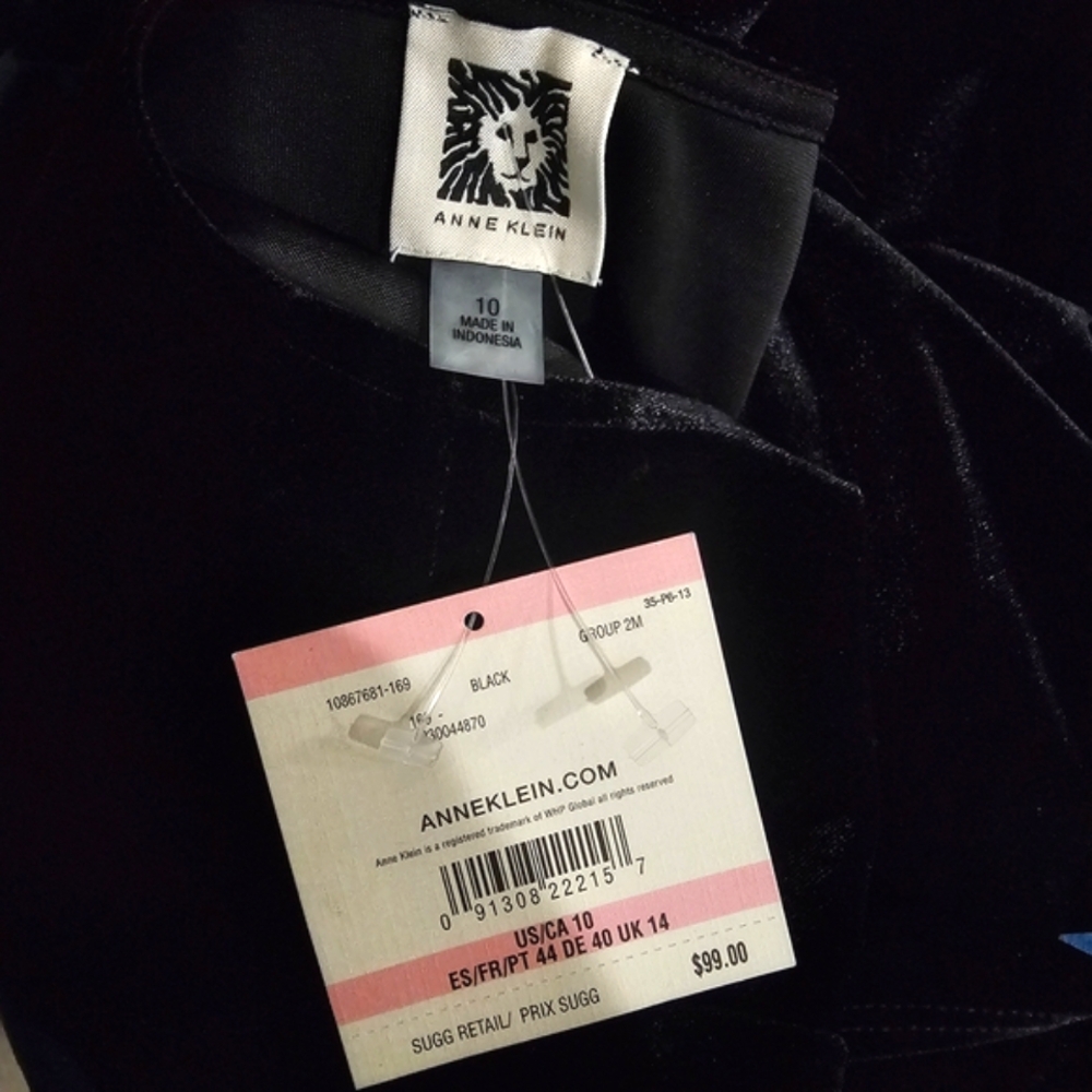 Anne Klein Black Midi Dress - Picture 5 of 6